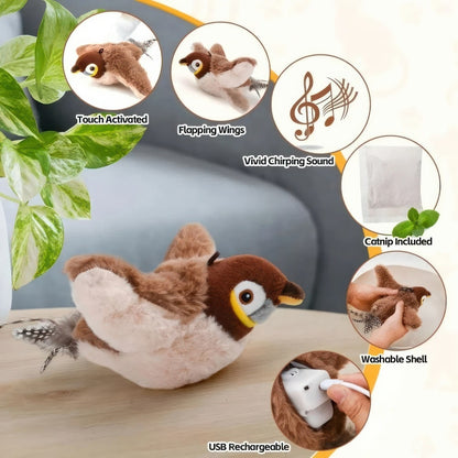 BirdyFlap™ Interactive Cat Toy