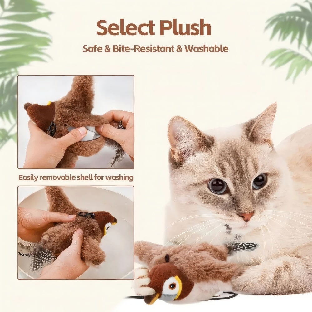 BirdyFlap™ Interactive Cat Toy