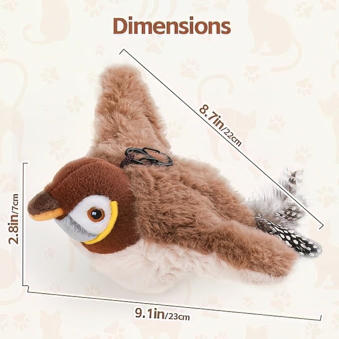 BirdyFlap™ Interactive Cat Toy