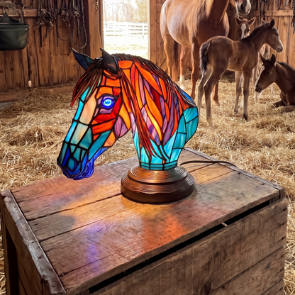 Handmade Horse Lamp